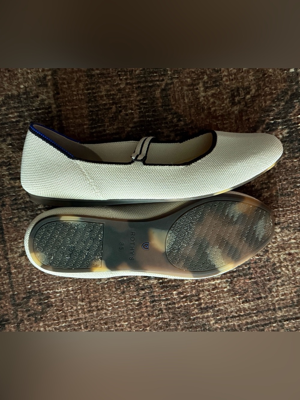• ROTHY'S • The Square Mary Jane Flat Shoes • EUC • - Picture 3 of 8
